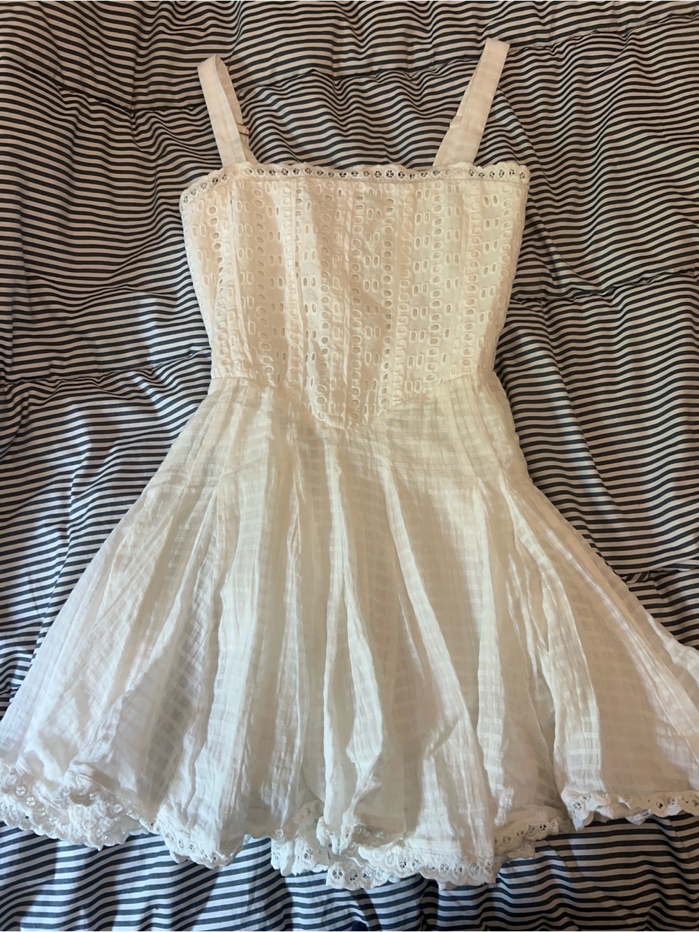 Heartloom Mini Dress White Size XS